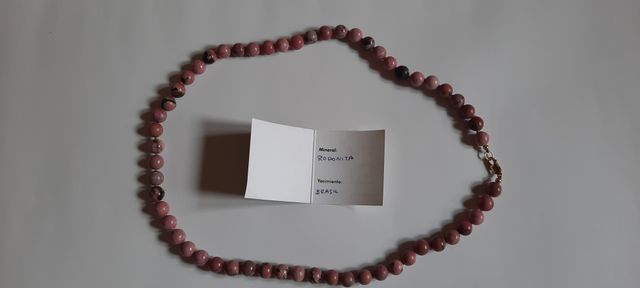 COLLAR DE REDONITA 8 MM -- ARTE MINERAL