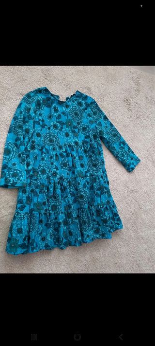 Vestido Zara flores talla XS