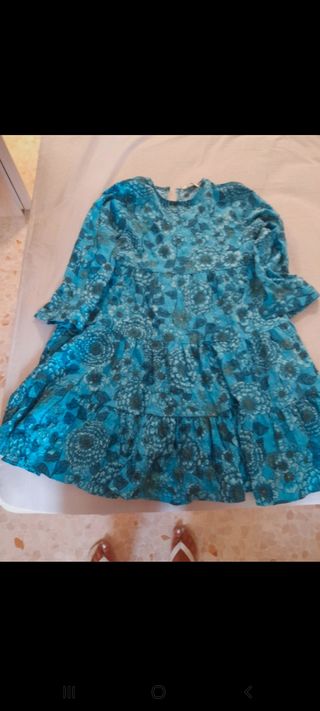 Vestido Zara flores talla XS