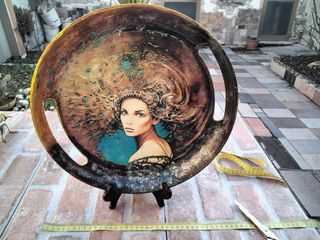 Vassoio e portavassoio decuoupage 