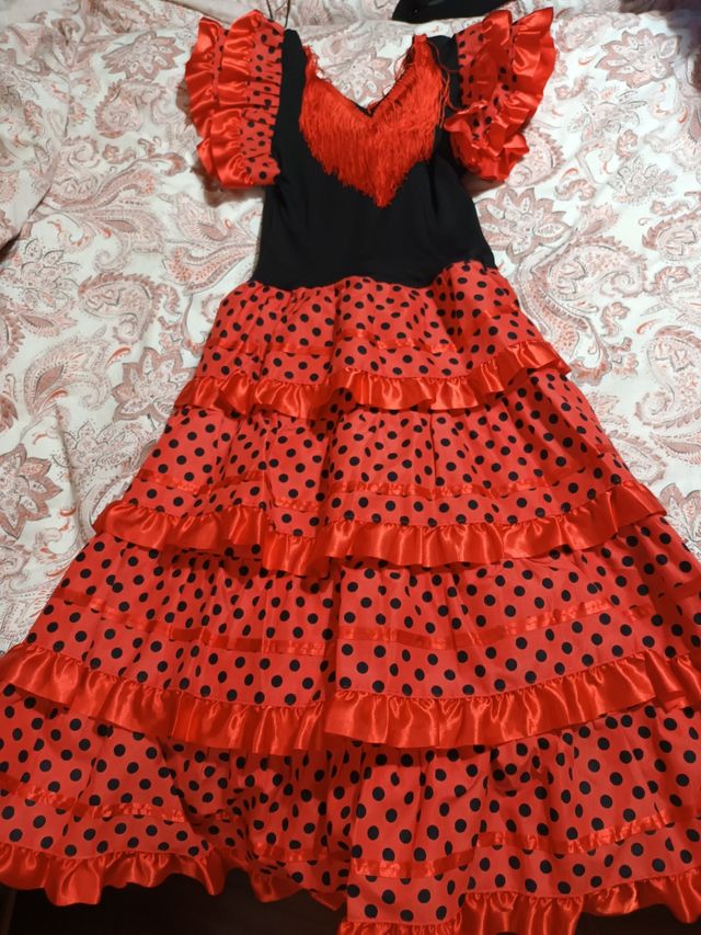 Disfraz de flamenca para niña