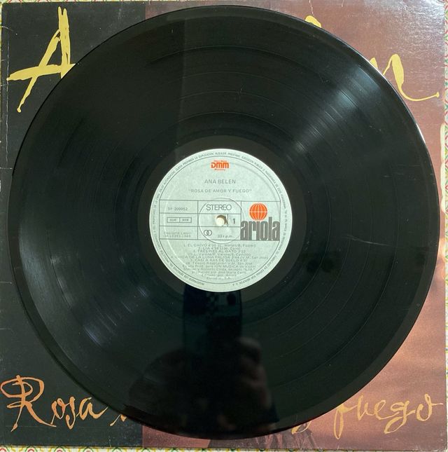 LP Vinilo ANA BELÉN Rosa de amor y fuego 1989