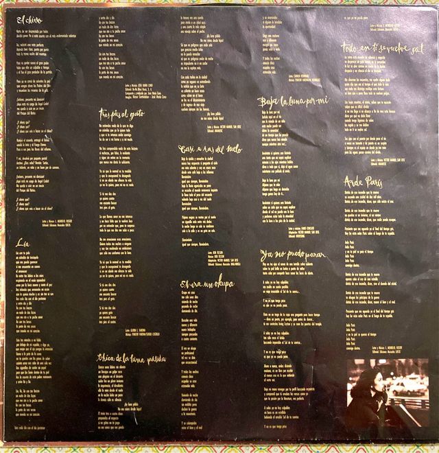 LP Vinilo ANA BELÉN Rosa de amor y fuego 1989