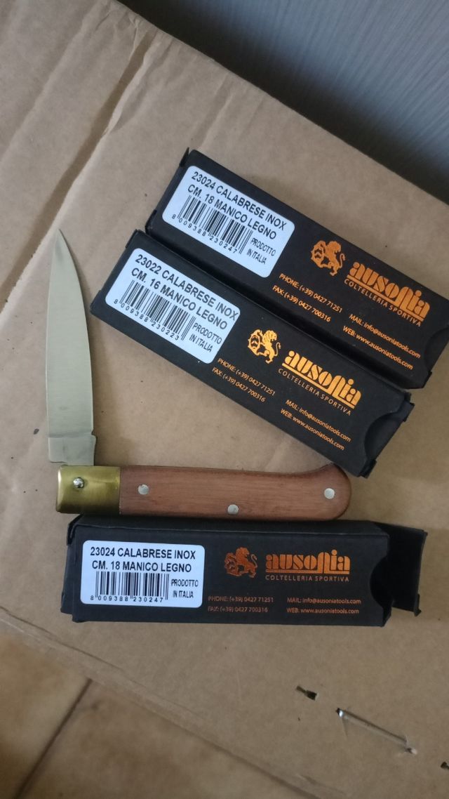 Coltello calabrese inox cm 18 Ausonia