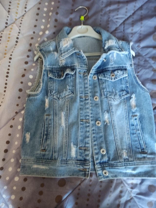 Chaleco vaquero mujer