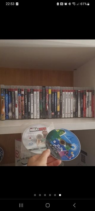  Play Station 3 con muchos juegos y mandos