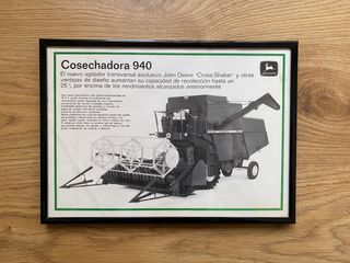 Lamina antigua cosechadora 940