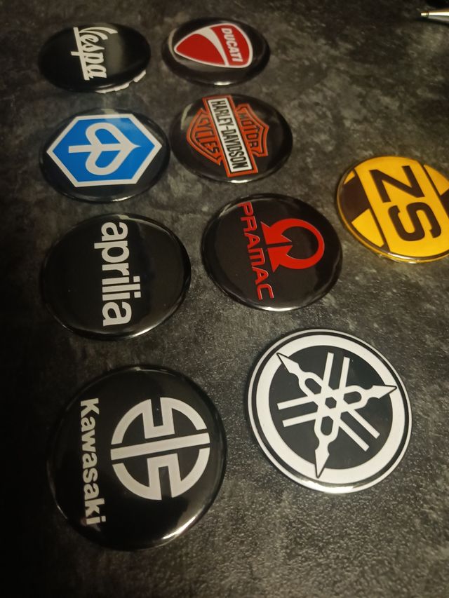 Emblemas magnéticos motociclismo