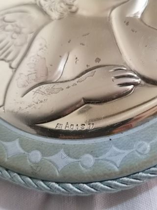 LOTTO 4 PEZZI MEDAGLIONI DA CULLA O COMODINO