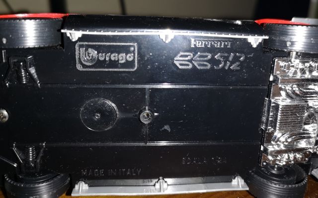 Coche Ferrari 512BB - Juguete Bburago antiguo