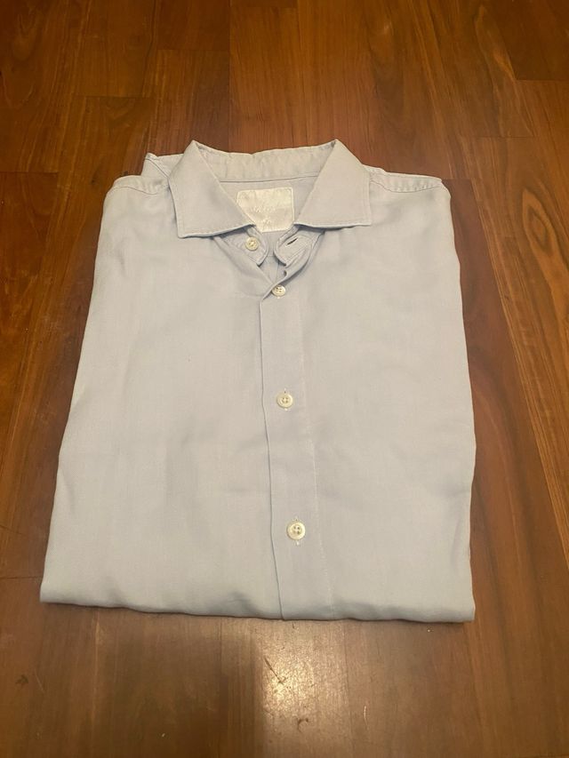 Camicia celeste da uomo Peuterey