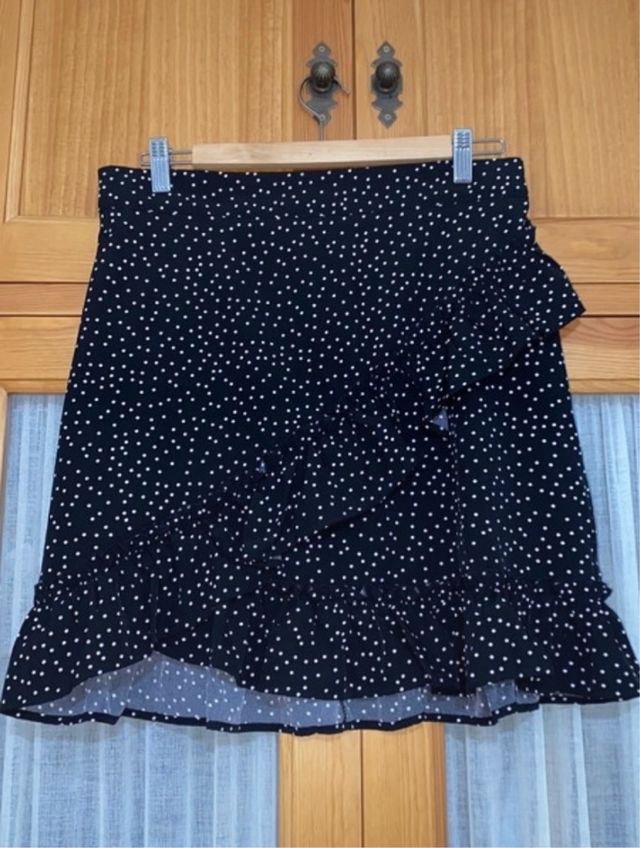 Falda de lunares talla L