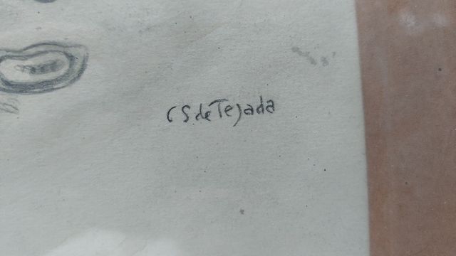 Toros  dibujo original  Sainz de tejada