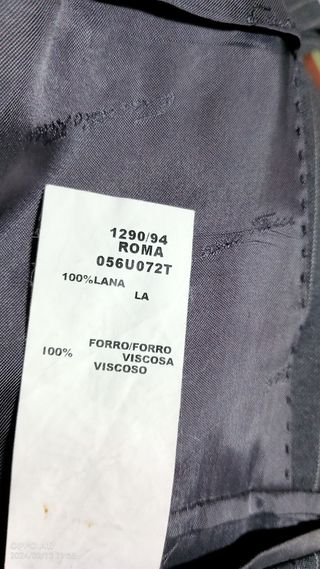 Traje chaqueta hombre