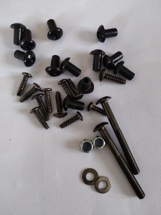 12 x Tornillos Para protecciones skate Old School