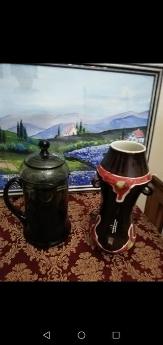 Vaso Vallauris anni 70 in ceramica vintage