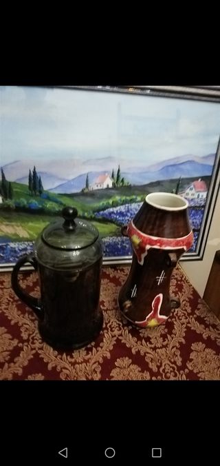 Vaso Vallauris anni 70 in ceramica vintage