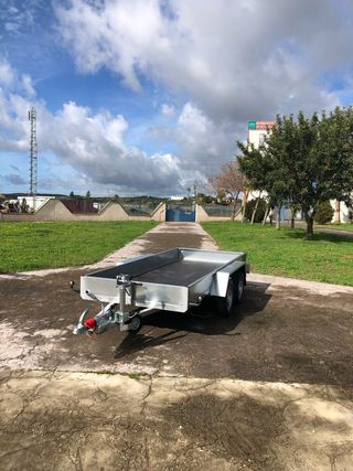 REMOLQUE PLATAFORMA GALVANIZADA 3500X1400X200mm