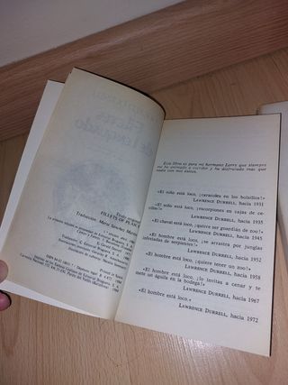 LIBROS Durrell - Filetes lenguado Tierra murmullos
