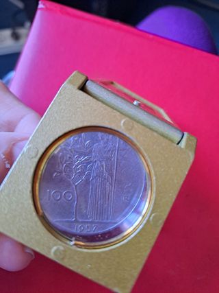 Moneta cento lire 1957