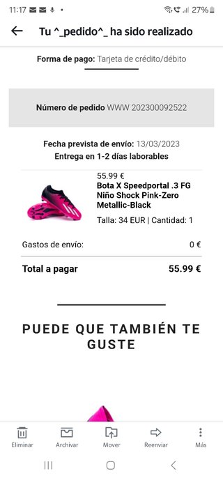 Botas fútbol adidas