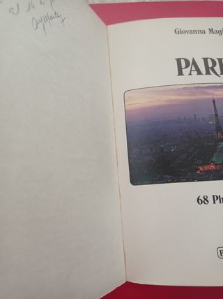 Paris libro guía. Edición en francés