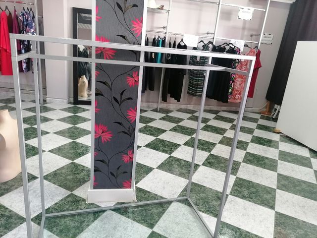 Perchero con cristal