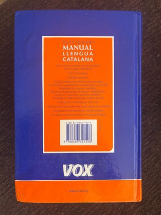 español ingles dos  manual lengua catalana