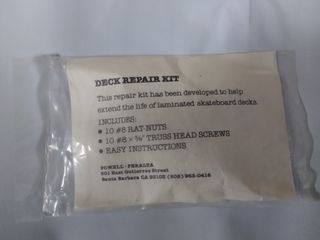 Rat Nuts Tornillos Para protecciones skateboar NOS