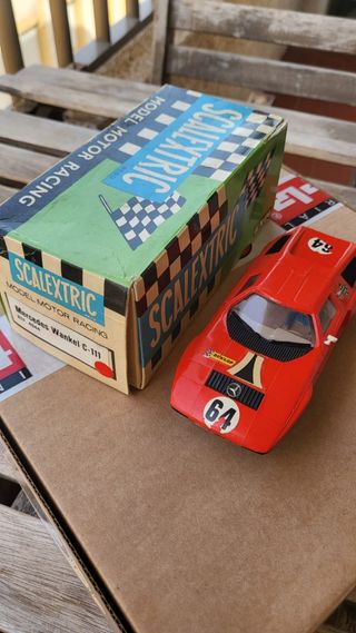 Mercedes wankel rojo exin scalextric