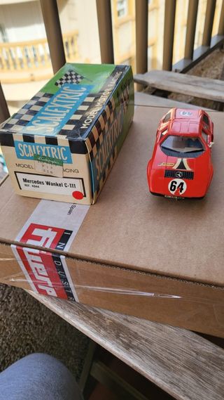 Mercedes wankel rojo exin scalextric