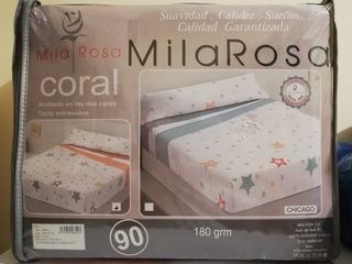 Juego de sábanas de Coralina.