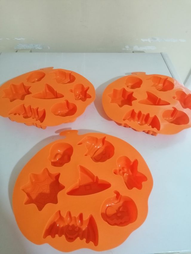 3 stampi di silicone tema halloween