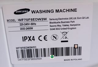 Cableado lavadora SAMSUNG