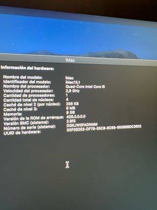 iMac (21,5 pulgadas, finales de 2012) 