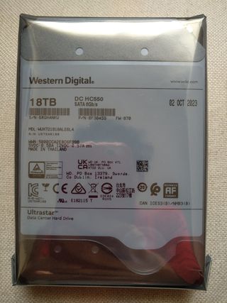Disco duro HDD WD 18TB UltraStar