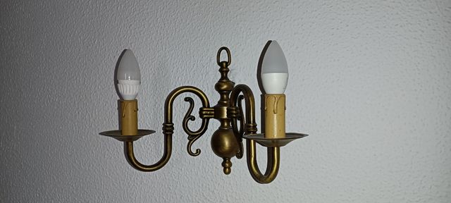 DOS Lámparas de pared/ apliques vintage