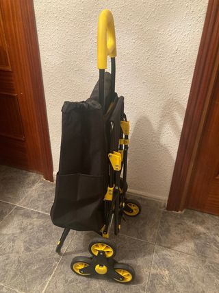 Carrito para la compra con asiento