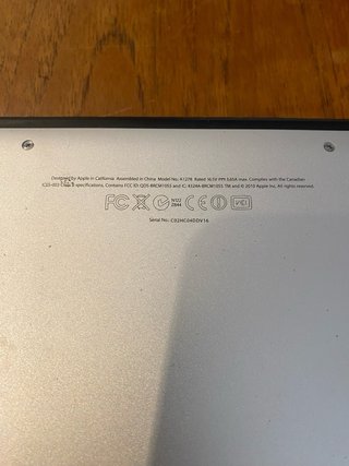 Macbook pro 13” A1278 2012