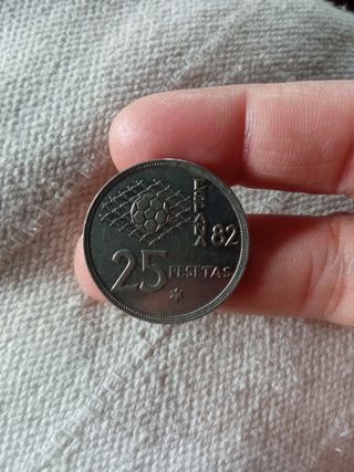 25 pesetas España 82