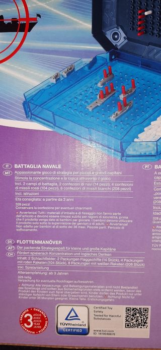 Gioco da tavola, battaglia navale 