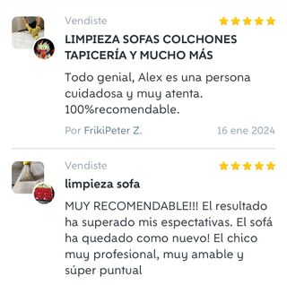 limpieza de sofas