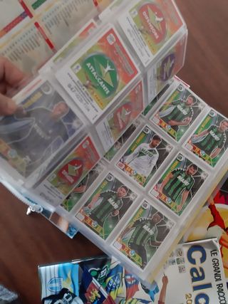 figurine panini più album semi pieno e raccoglitor