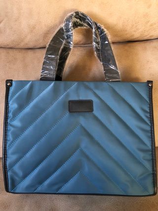 Bolso impermeable azul