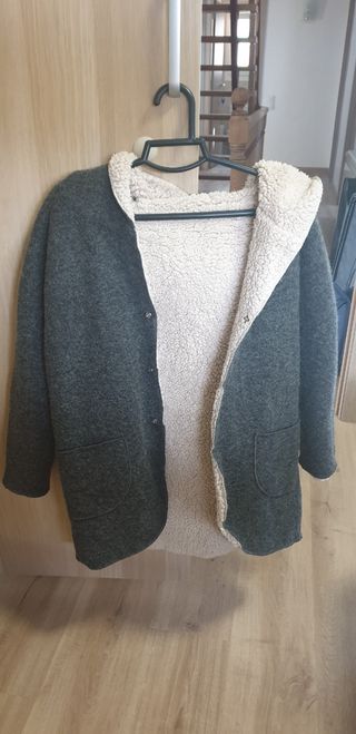 Abrigo Oversize reversible borrego