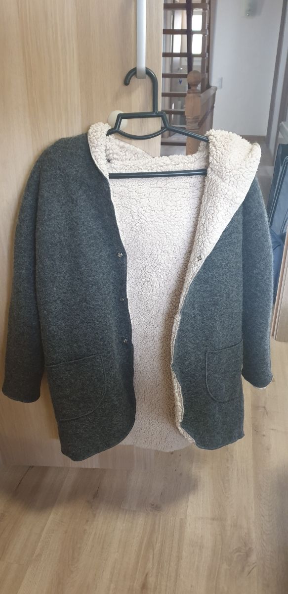 Abrigo Oversize reversible borrego