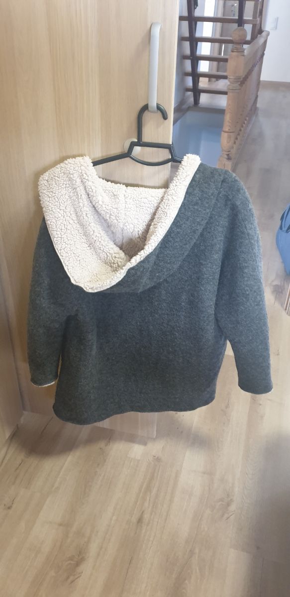 Abrigo Oversize reversible borrego