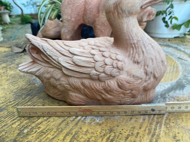 Anatra in terracotta made in Italy