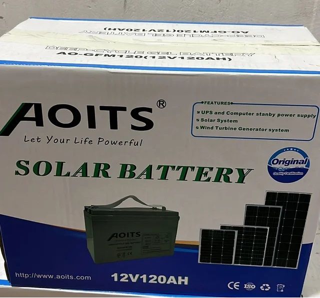 Batteria 120AH 12V GEL FOTOVOLTAICO PANNELLI