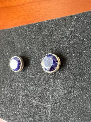 pendientes plata lapislázuli